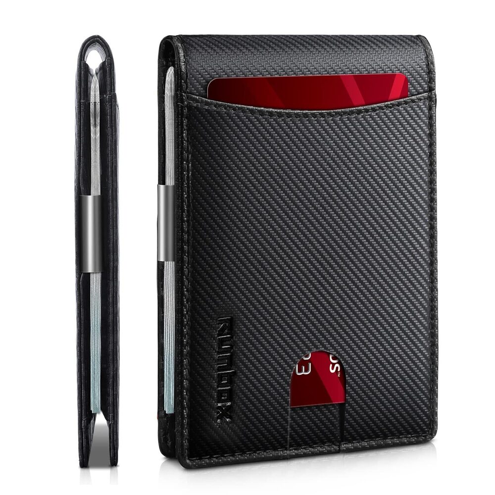 6579 Money Clip Slim Wallets RFID Blocking 11 Card Holder Minimalist Small